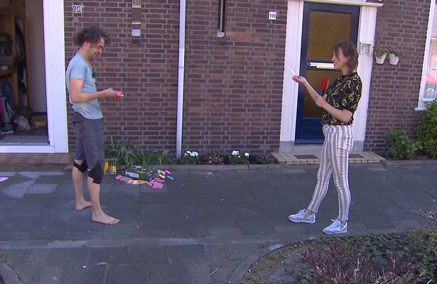 Kijk terug: Stoepkrijten populairder dan ooit door coronacrisis